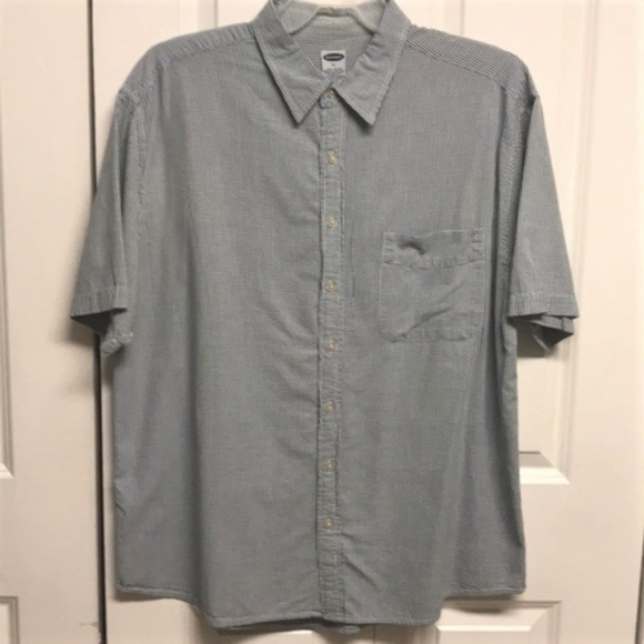 Old Navy Other - Old Navy Shirt Size XL Blue Checker Short Sleeve